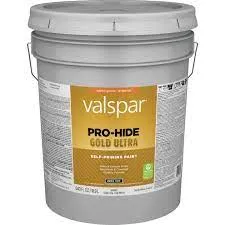 Valspar® Pro-Hide® Gold Ultra Interior Self-Priming Paint Semi-Gloss 5 Gallon Super One Coat White (5 Gallon, Super One Coat White)