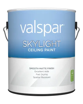 Valspar® Skylight® Ceiling Paint Flat 1 Gallon White (1 Gallon, White)