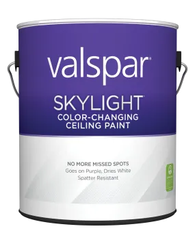 Valspar® Skylight® Color-Changing Ceiling Paint Flat 	1 Gallon Ultra White (1 Gallon, Ultra White)