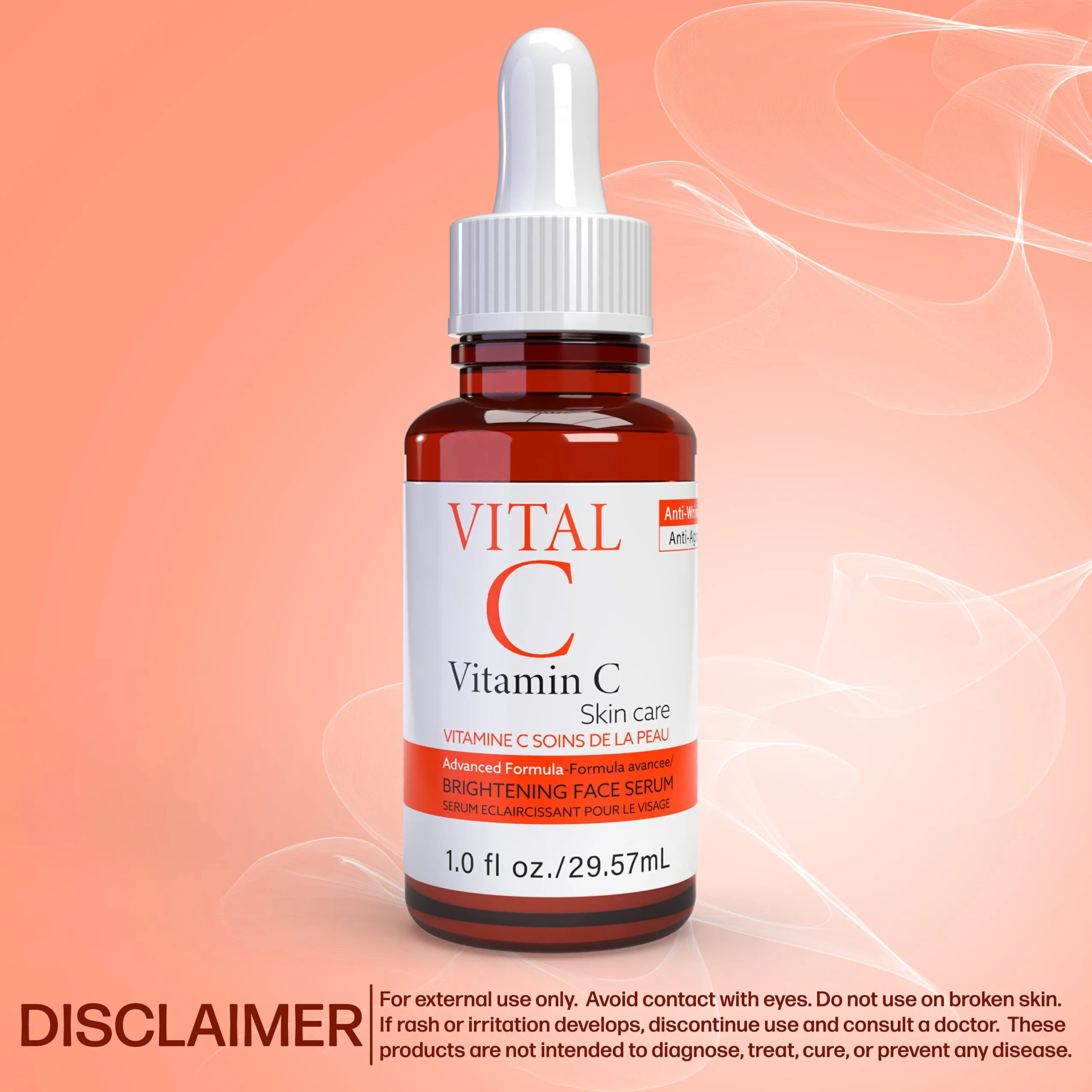 Vital-C Vitamin C Serum for Face, 1 Oz (Pack of 2)