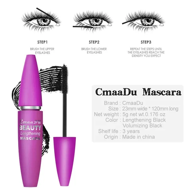 Wholesale CmaaDu4D Mascara Set Thick Waterproof Long Lasting JDC-MA-Nic001